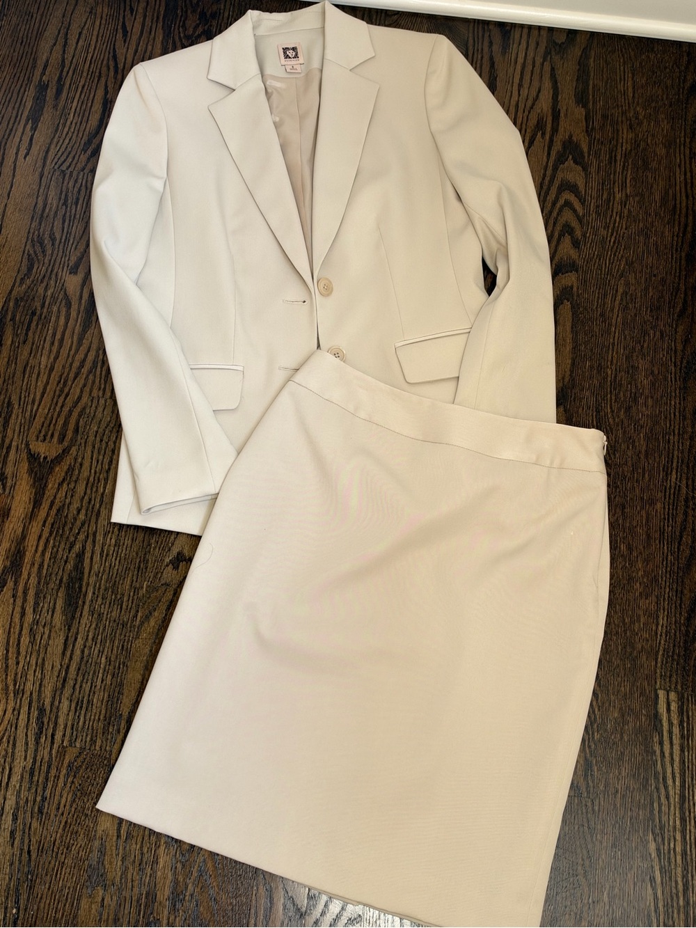 Vintage Ann Klein 2 Piece Suit Skirt Size 4 Jacket Size 6